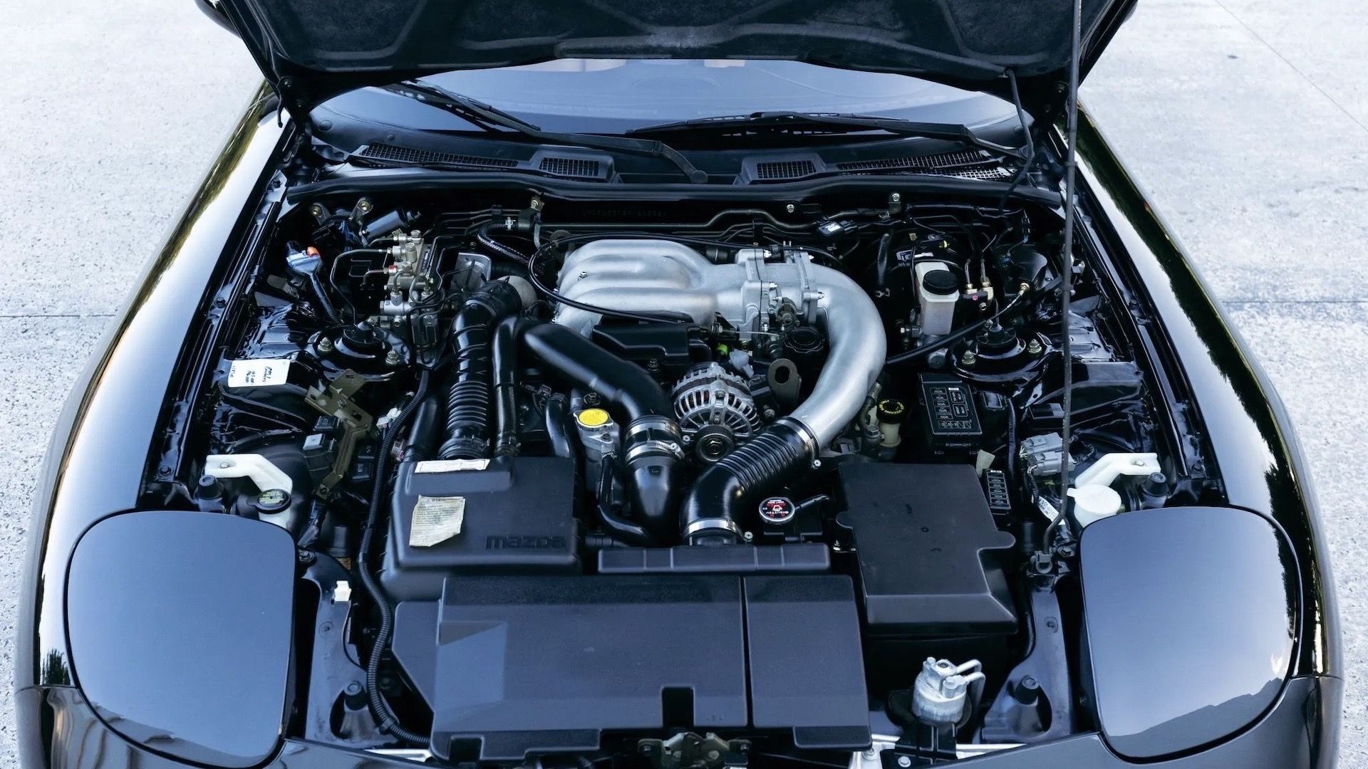 マツダ RX7 RX-7 2型 FD3S 後期 エンジン スタート プッシュボタン