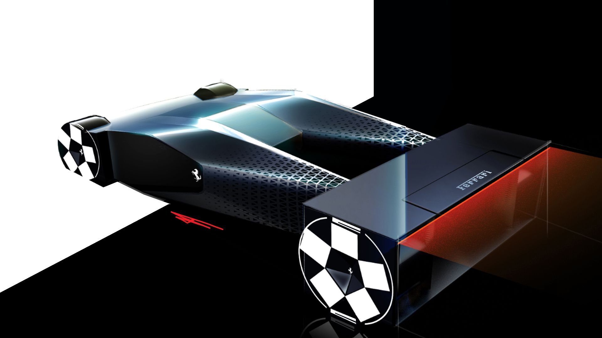 Ferrari F76 Concept Is A Wedge-Shaped Supercar Available Only As An NFT