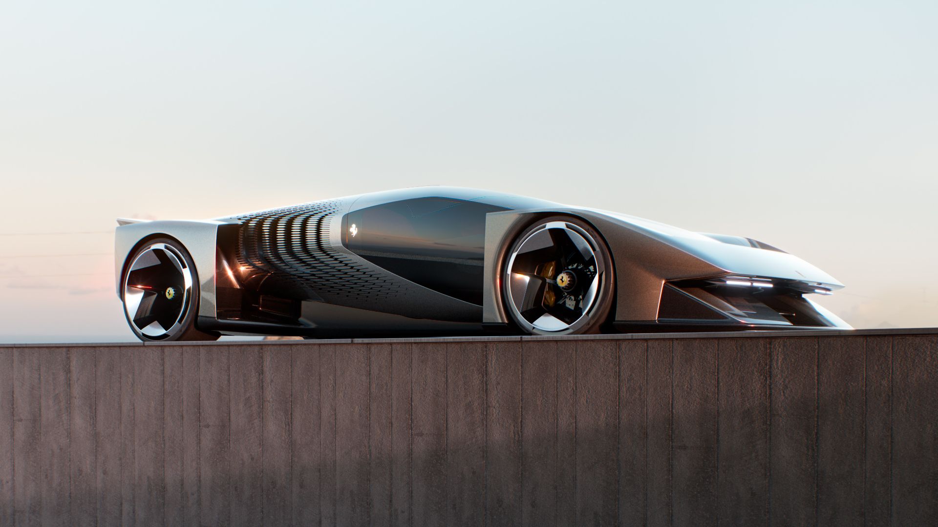 Ferrari F76 Concept Is A Wedge-Shaped Supercar Available Only As An NFT