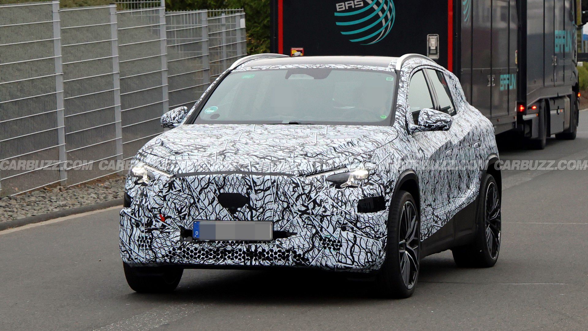 New Mercedes-Benz GLA-Class Spied In Possible AMG-Line Trim