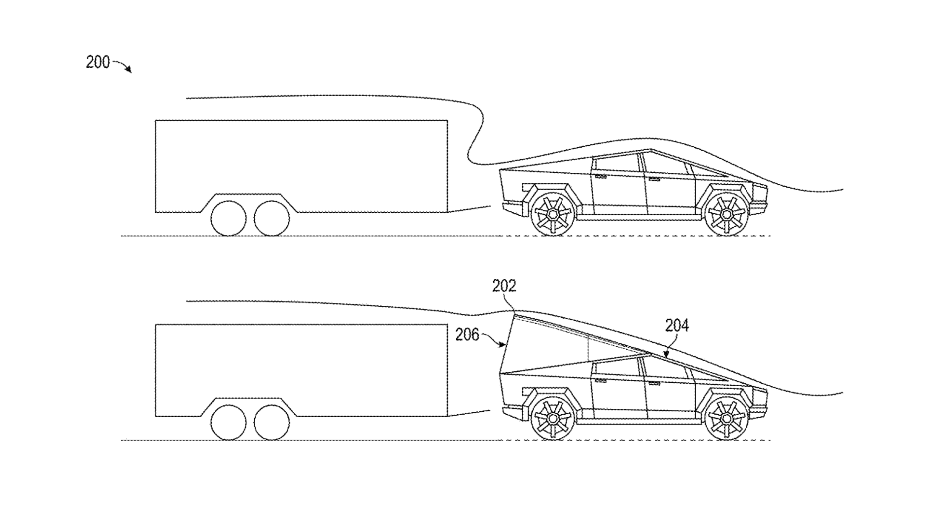 Tesla Patents Airbag For The Cybertruck To Improve Its Aero While Towing