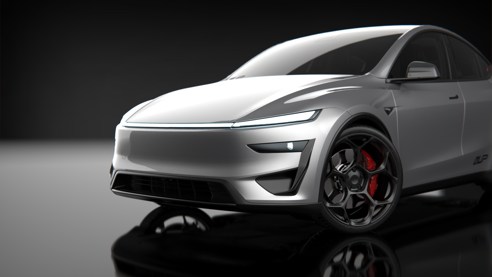 Tesla Model Y Performance Juniper Full Aero Kit Studio Render Unplugged Performance 4-1