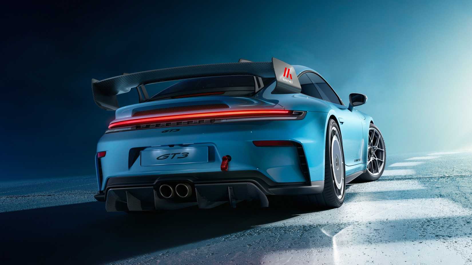 Stem Racing Cars Rear Wing The 2026 Porsche 911 GT3 Gets An Even Better Manthey Performance Kit