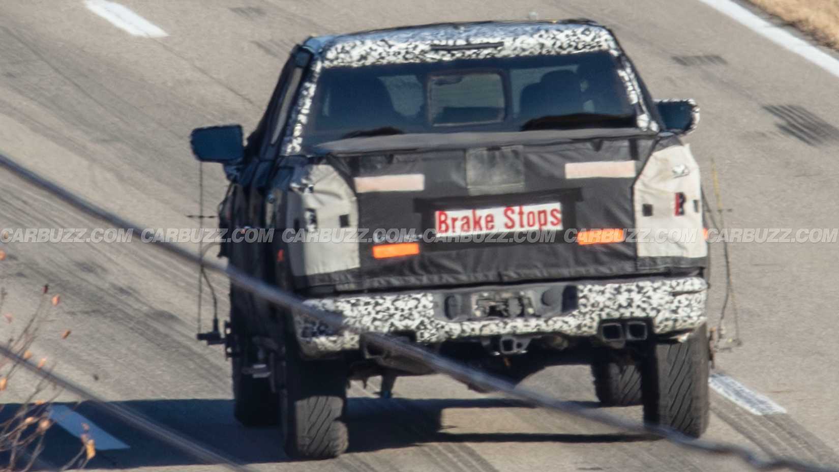 2027 GMC Sierra 1500 AT4X Spied Testing With Raptor-Sized Tires