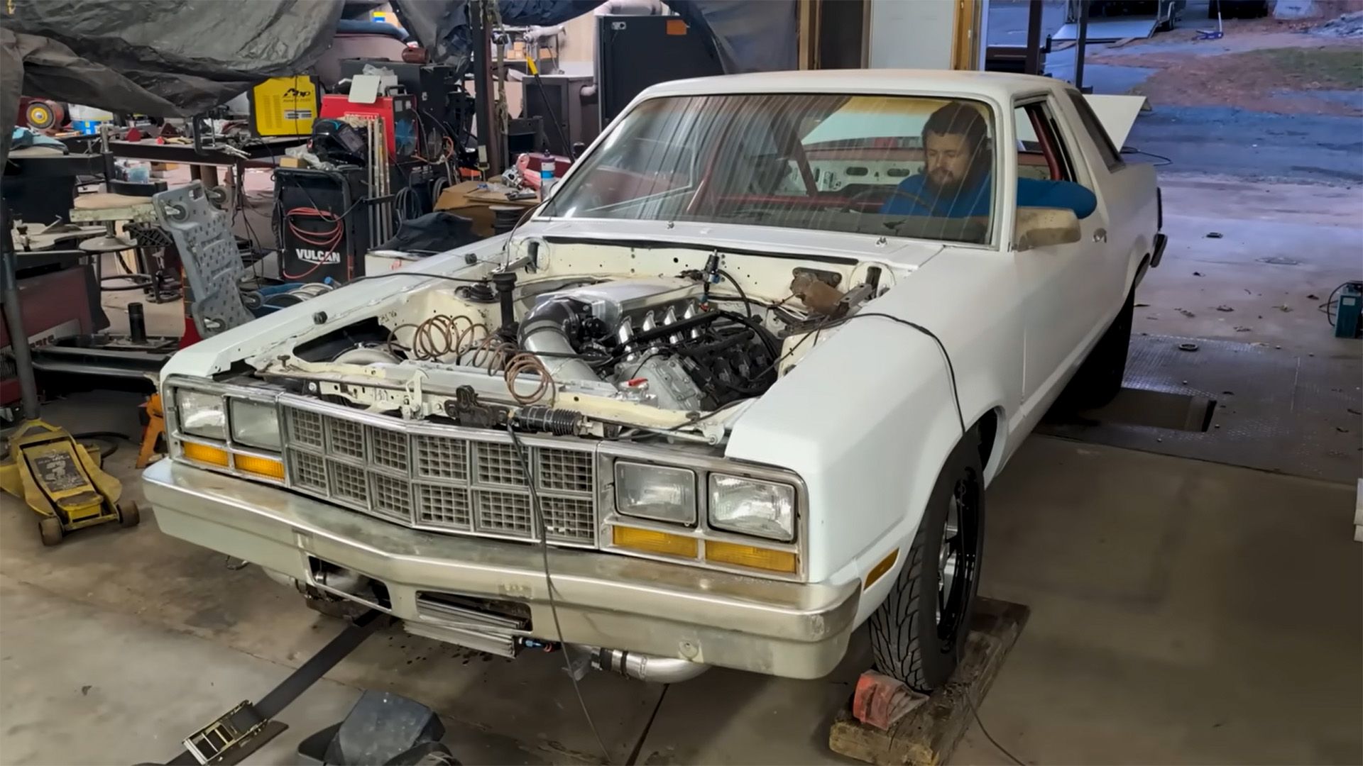 This Old Ford Fairmont With A Nissan V8 Engine Swap Is A 700-HP Sleeper