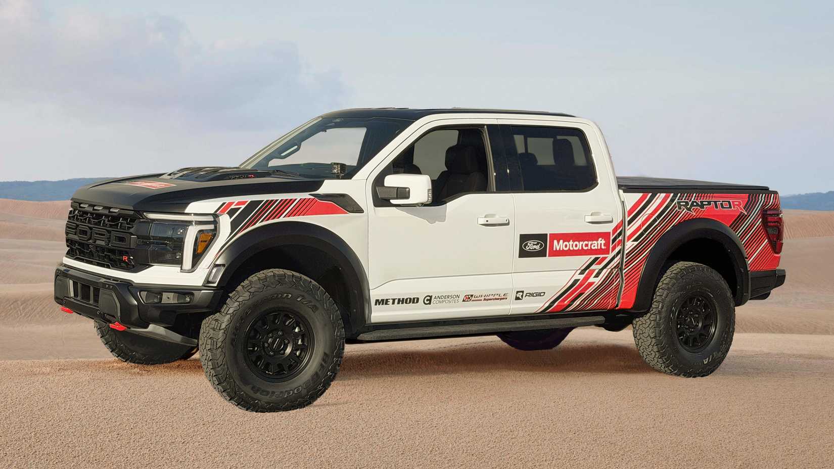 Ford 150 Rapton R Ford Shows 'Potential' 900-HP Emissions-Legal F-150 Raptor R At SEMA