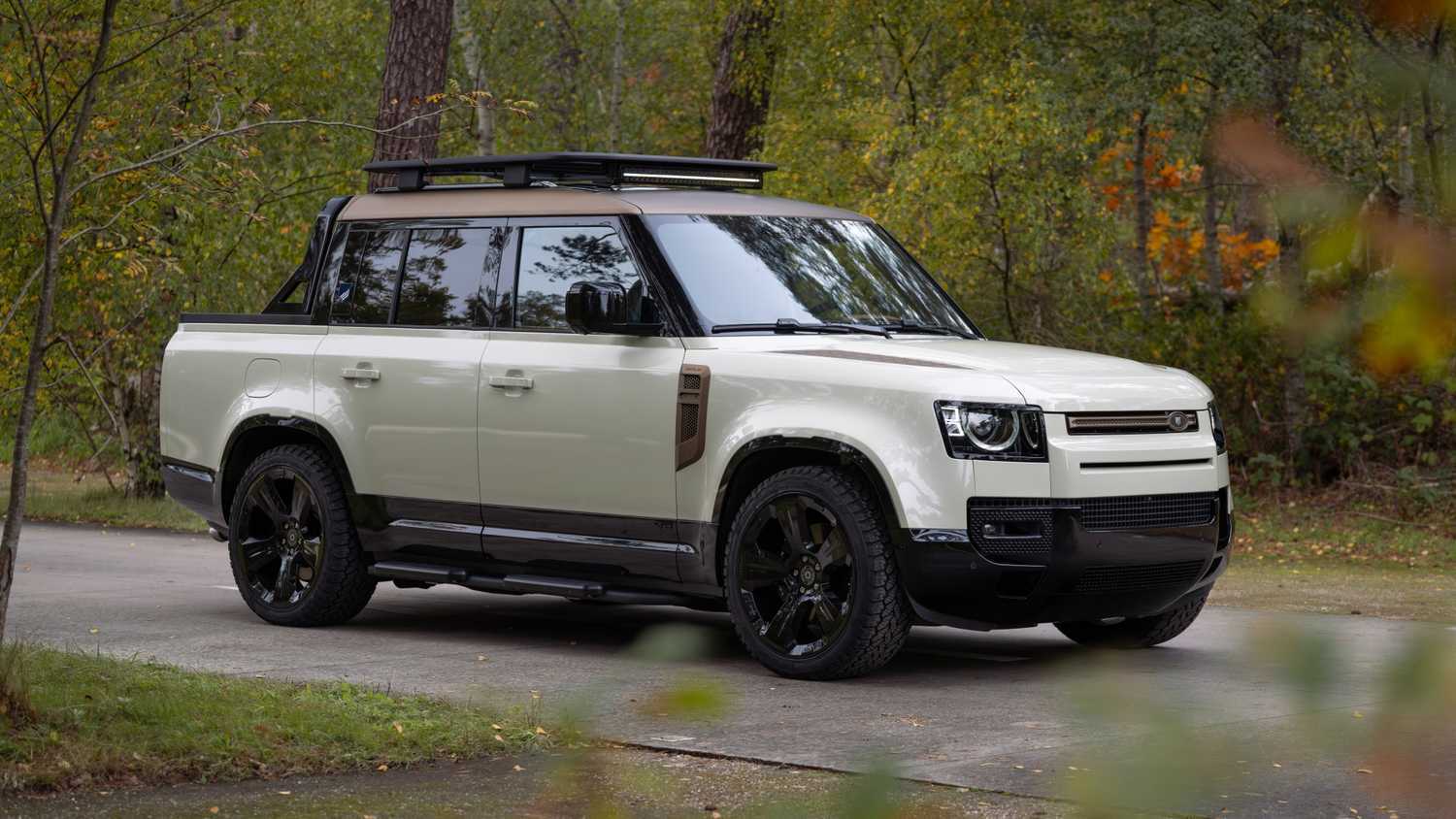 Defender 130 Custom Land Rover Doesn't Build A Defender Truck, So Another Company Stepped In