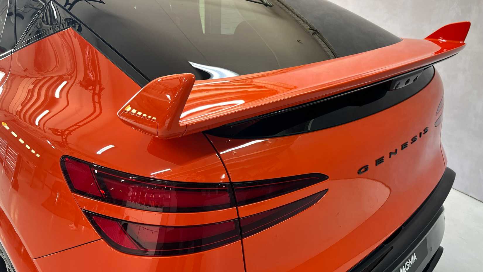 Wing Type Rear Genesis Genesis GV60 Magma First Ride: One Lap Is All It Takes