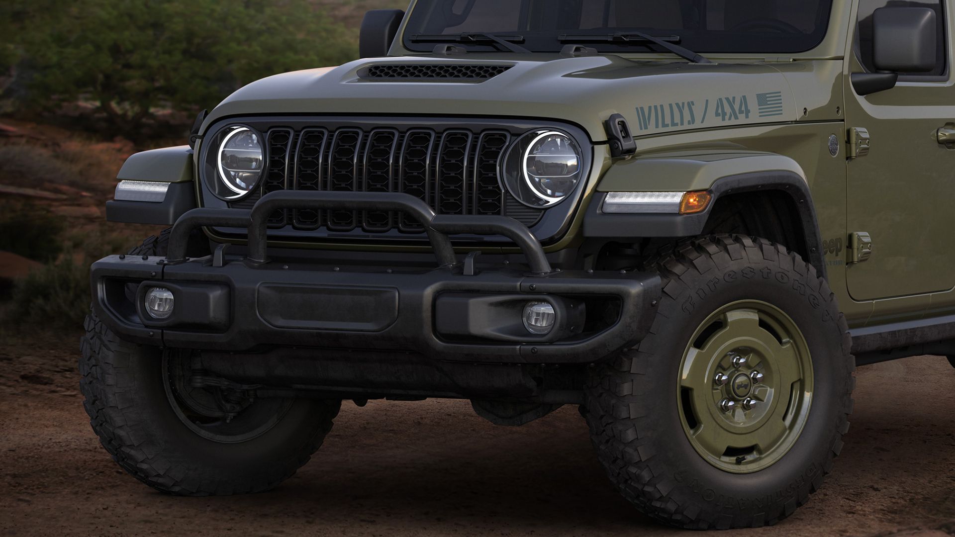 Jeep Gladiator Gets Willys '41 Edition With Steel Bumpers, Mojave Style