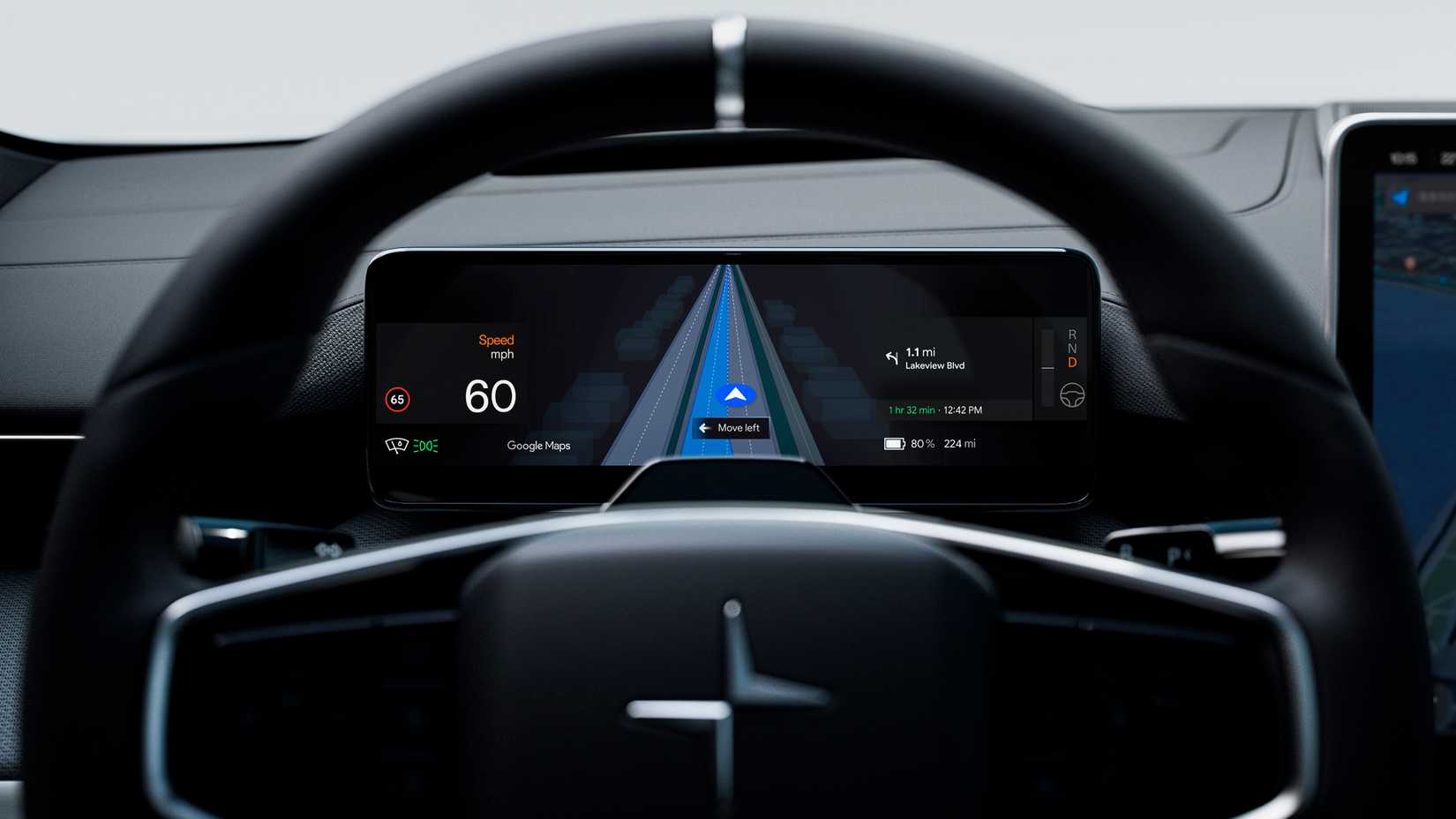 Polestar 4 Is First Car To Get Google Maps Live Lane Guidance