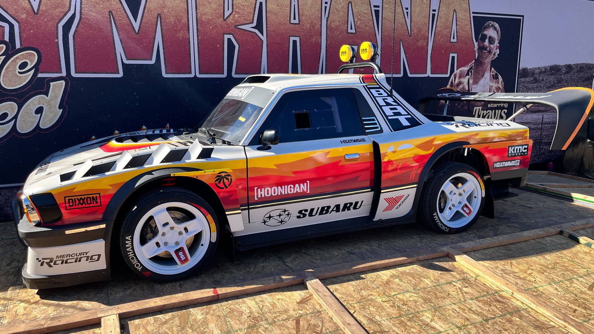 Hoonigan's New Gymkhana Car Is A 670-HP Subaru Brat With Pastrana At The Wheel