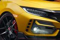 Yellow 2021 Honda Civic Type R nose