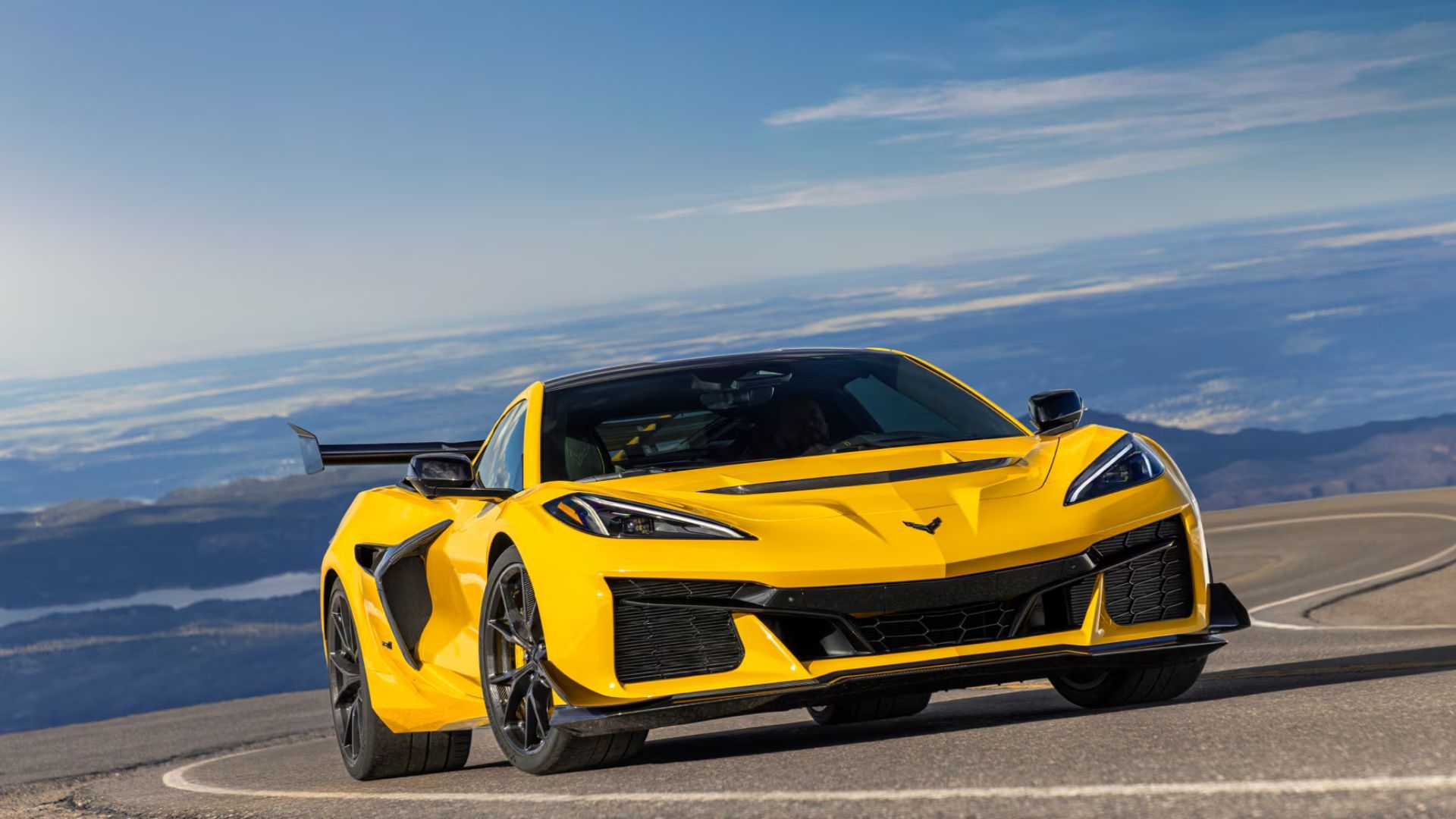 2026 Corvette ZR1 side profile with ZTK aero package