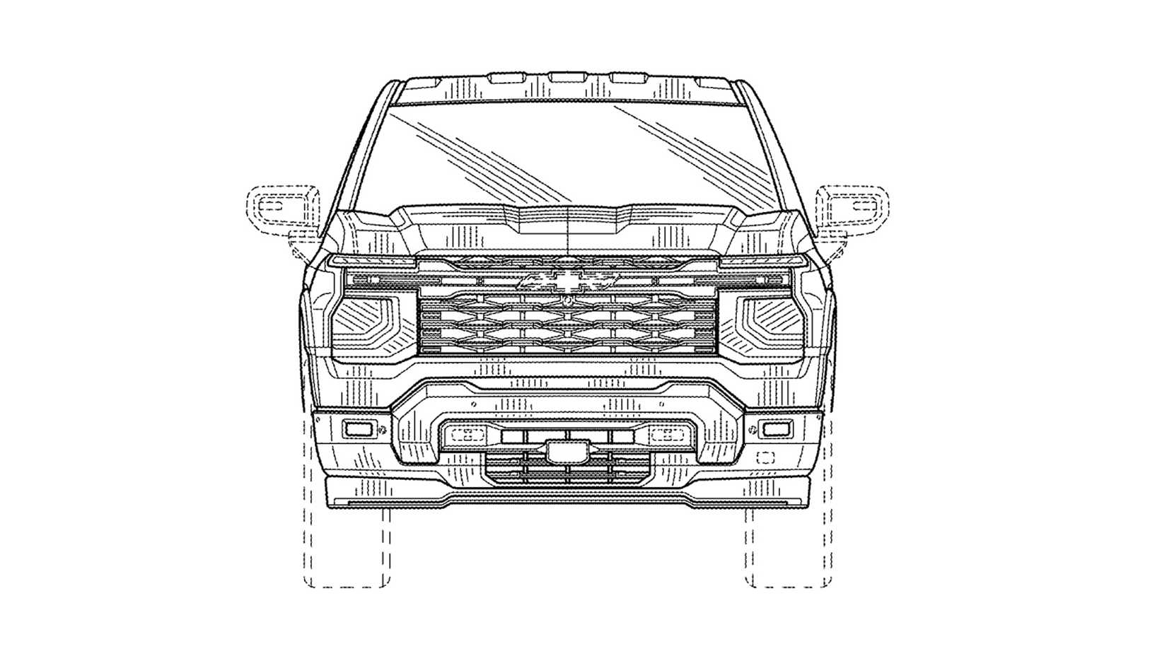 Leaked Patent Images Reveal AllNew Chevrolet Silverado 1500 Design