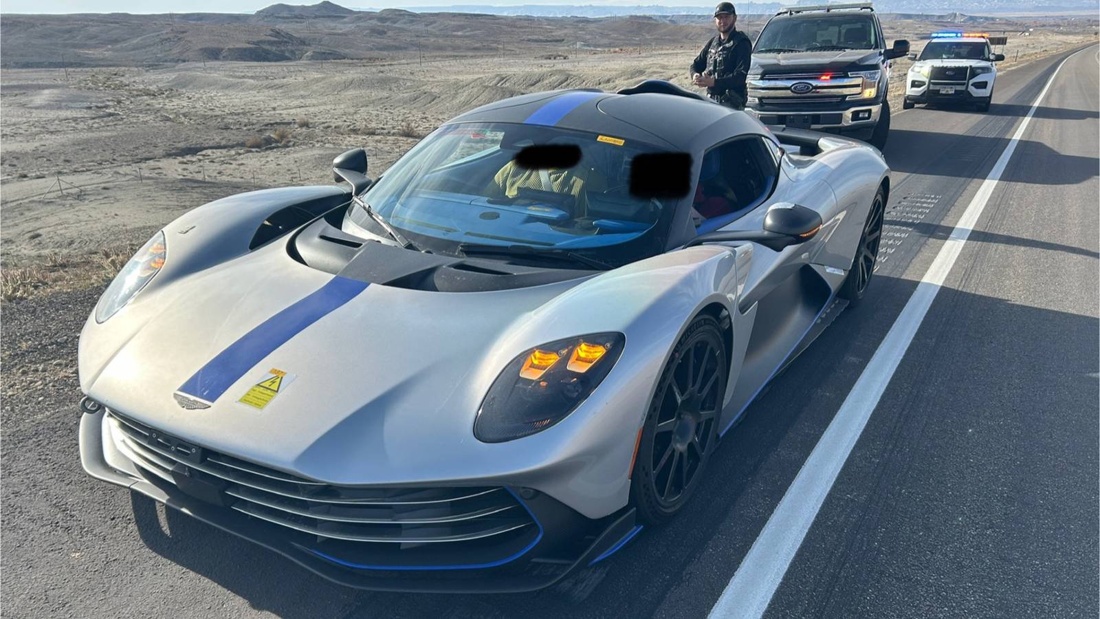 $1.5 Million Aston Martin Valhalla Prototype Caught 'Reckless Driving' In Utah