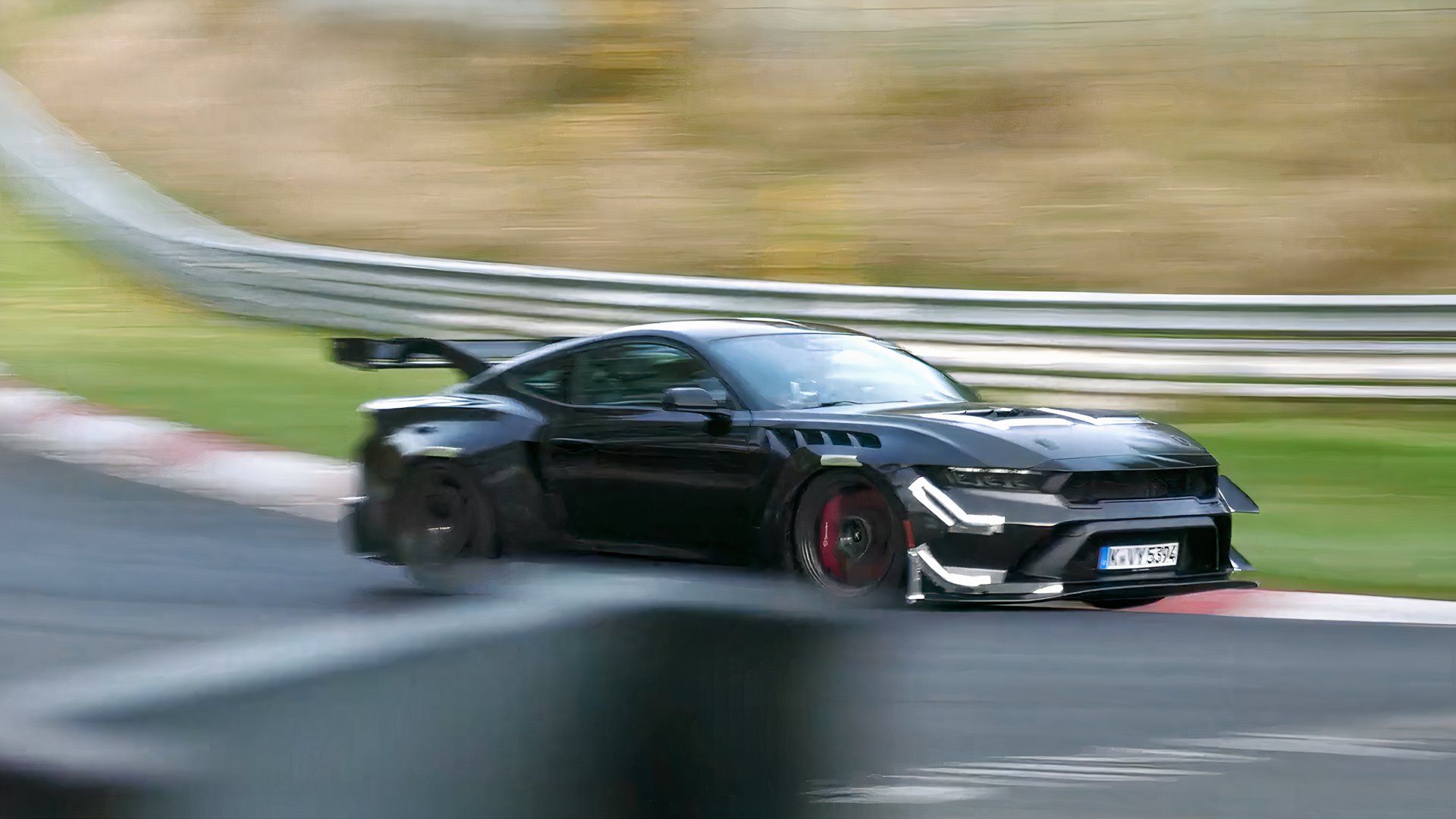 Spy Shots Of The Ford Mustang GTD At The Green Hell