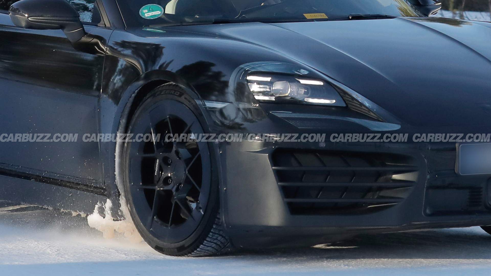 Porsche 718 Boxster EV Enters Fourth Year Of Testing, Prototype Spied In Snow