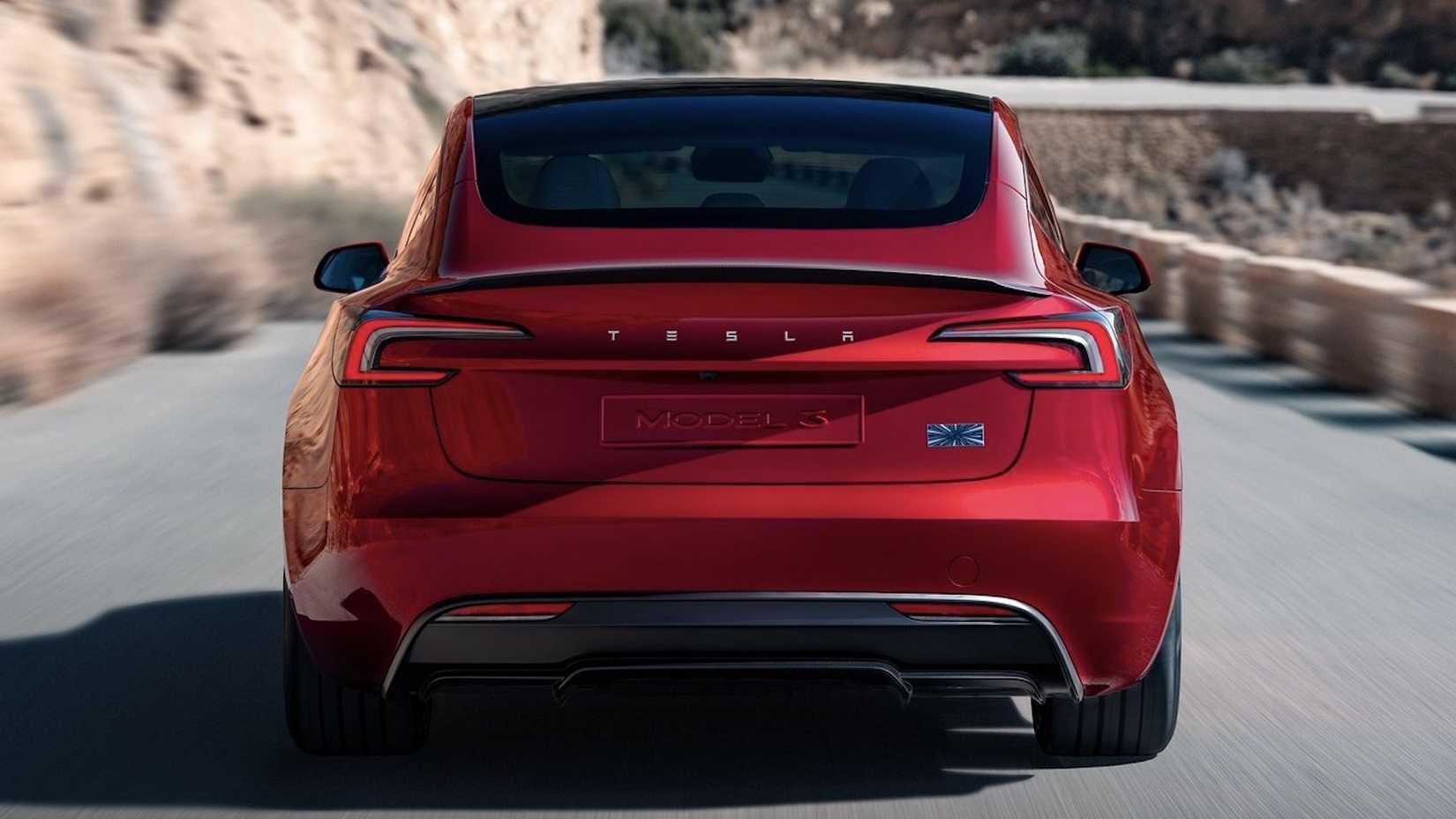 2025 Tesla Model 3 Performance rear