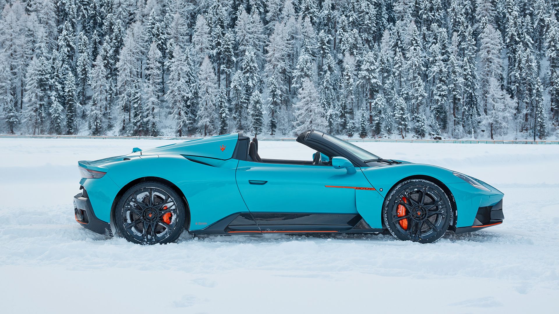 One-Off Maserati MCPura Cielo Hits The Ice In St. Moritz