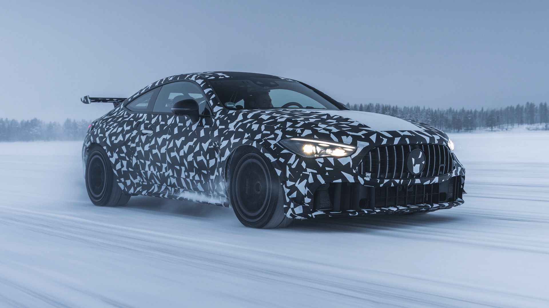 Mercedes Teases AMG CLE With Massive Wing And (Probably) V8 Power
