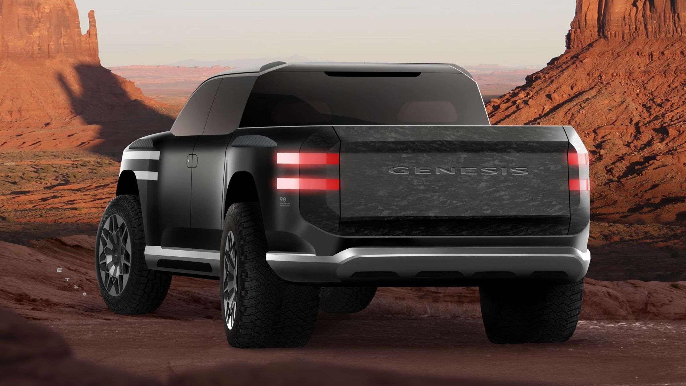 Genesis Revealed Some Old Design Studies, Including A Luxury Pickup
