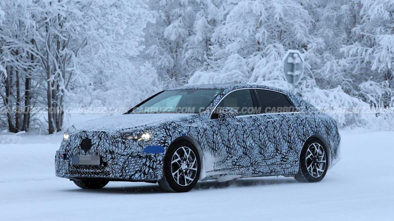 Mercedes-Benz C-Class EQ Spy Photos (6)