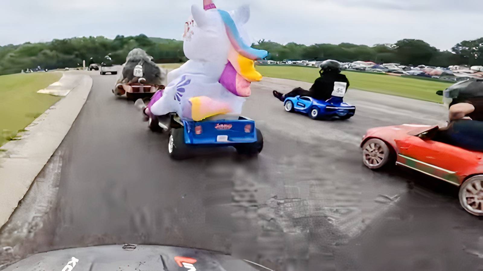 The HyperFest Power Wheels Race Is A Chaotic, Costumed Delight