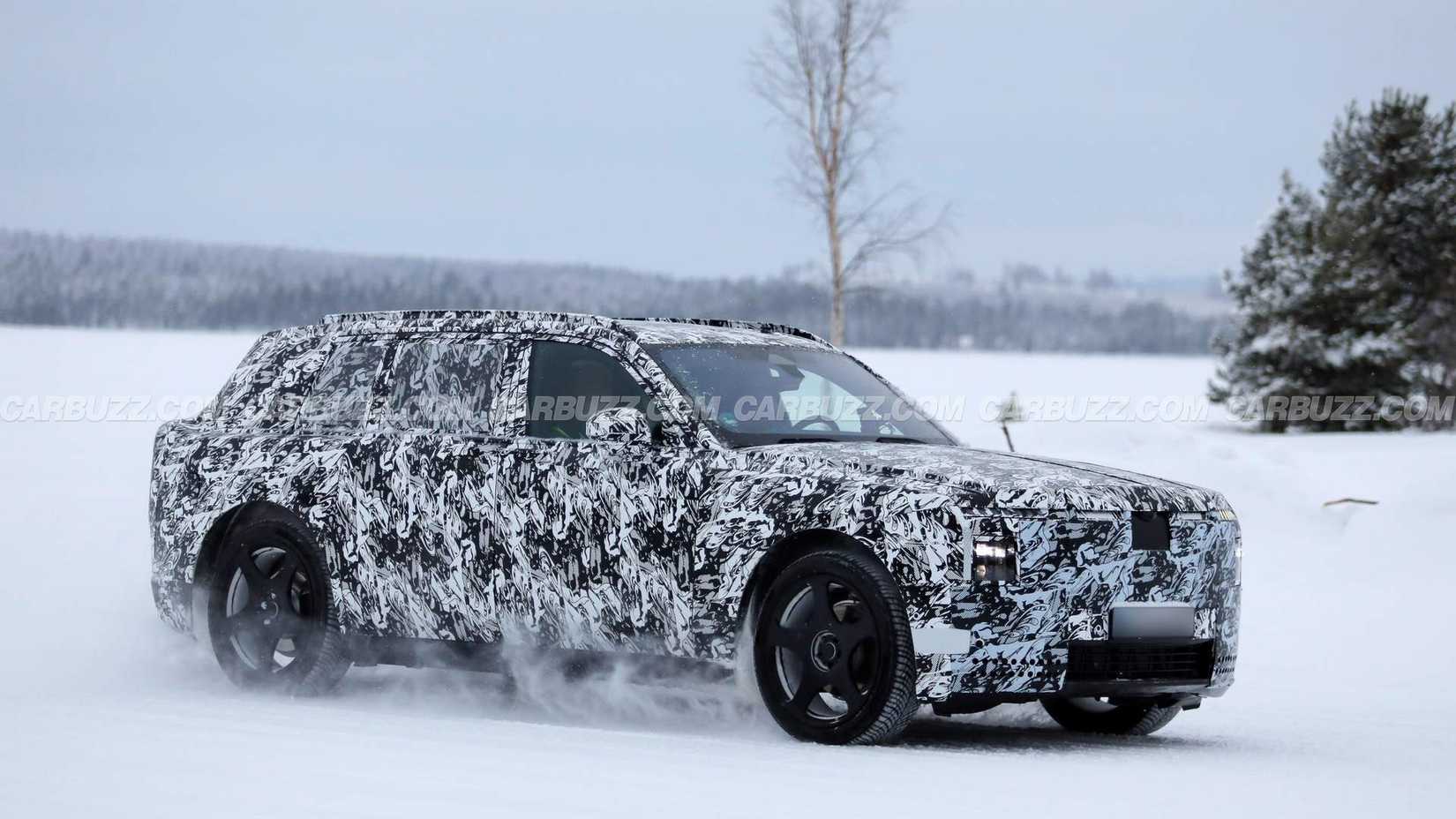 New Rolls-Royce Cullinan Successor Spied For The First Time As An EV