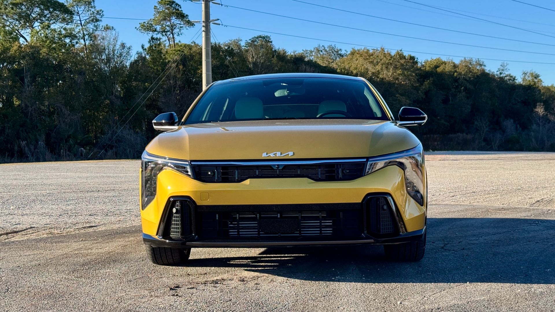 LED cube headlight detail on the 2026 Kia K4 Hatchback front end