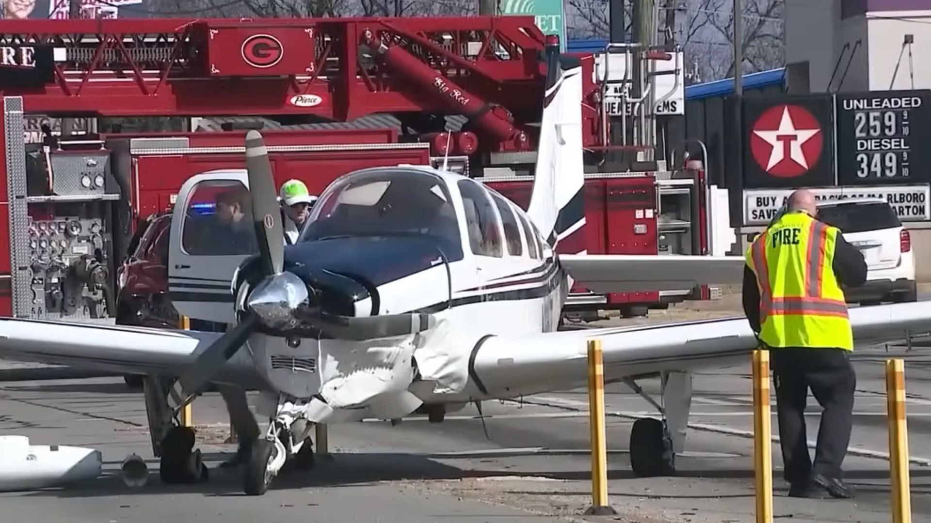 Pilot Makes Crash Landing On Busy Georgia Road Near Atlanta, No Major Injuries Reported