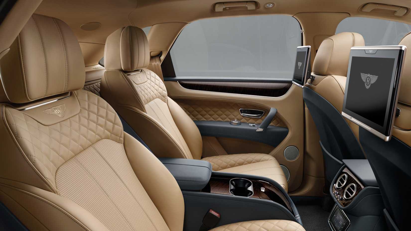 2017 Bentley Bentayga Interior View Rear Seats
