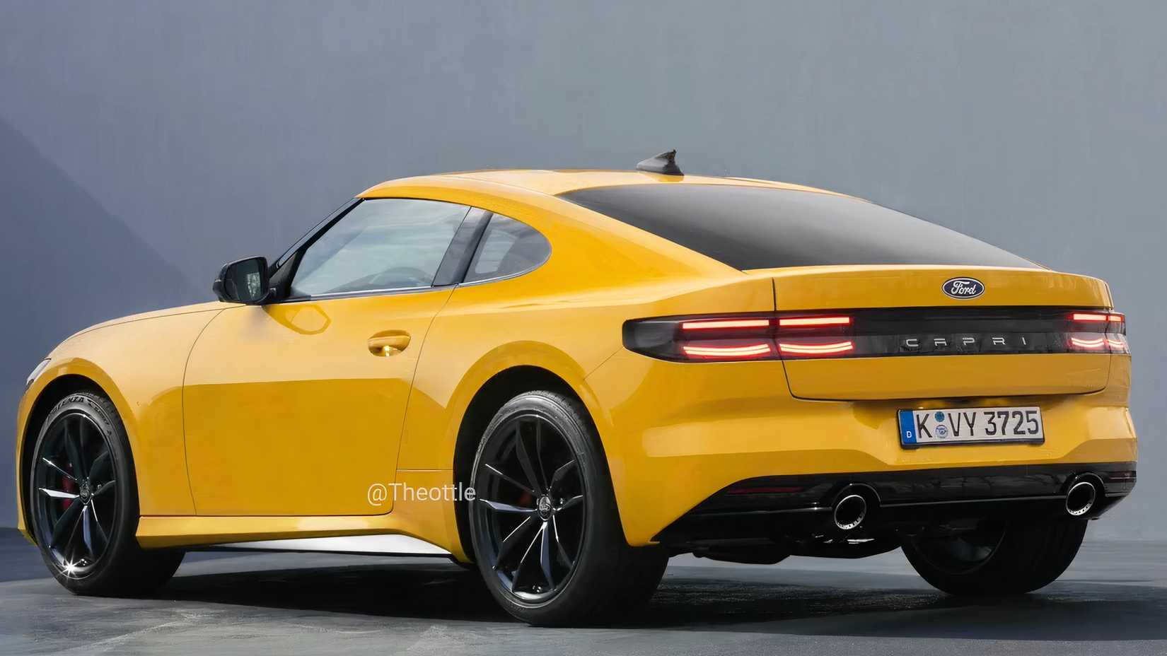 Ford Capri Rendering Ford Capri Unofficial Rendering Uses Nissan Z To Give Us The Sporty ...