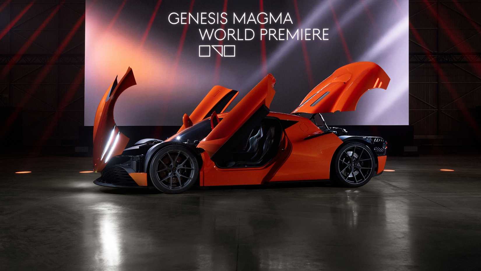 Genesis Magma GT Concept Debut Wide Shot