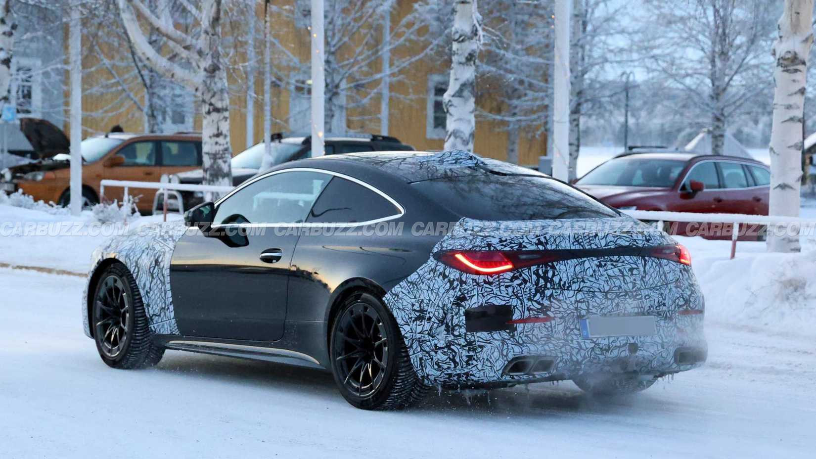 Refreshed Mercedes-AMG CLE63 Spy Shots Catch 600-HP Prototype In The Snow