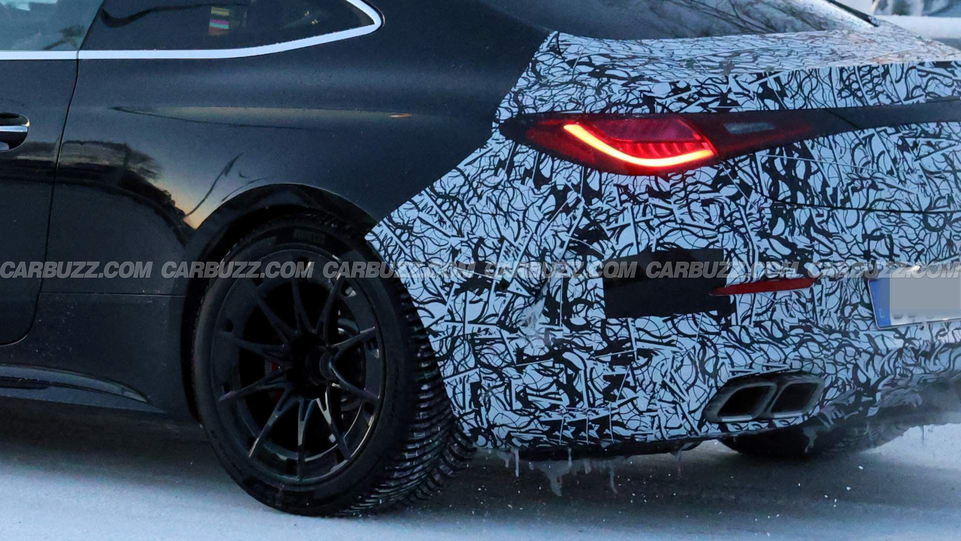 Refreshed Mercedes-AMG CLE63 Spy Shots Catch 600-HP Prototype In The Snow