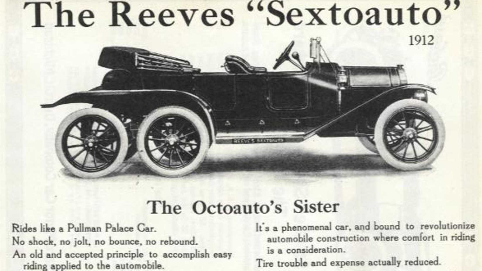 George Reeves Car One Entrepreneur Experimented With Eight-Wheeled Cars Over 100 Years Ago