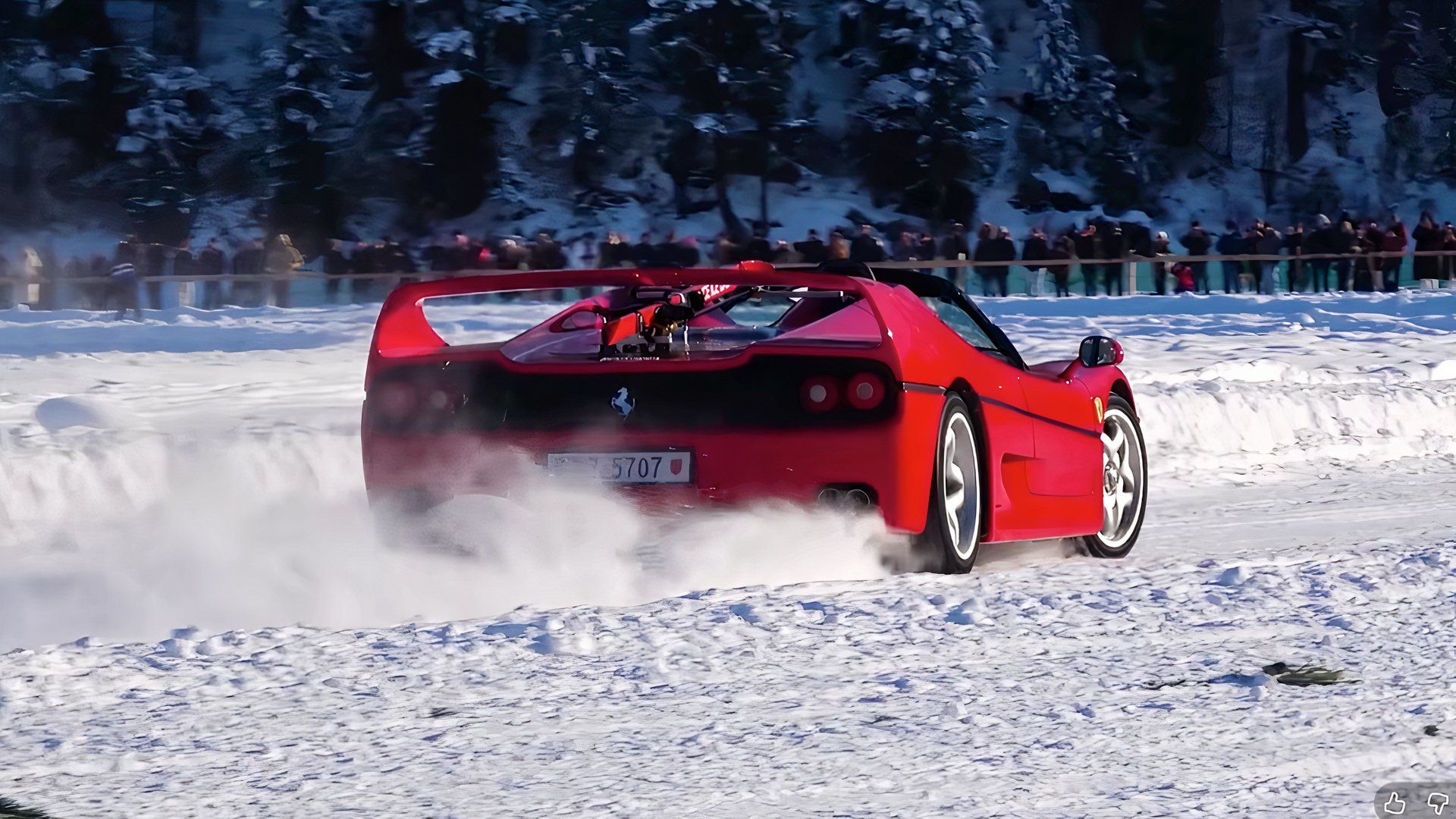 The St. Moritz I.C.E Races Prove That Supercars Are The Best Snowmobiles