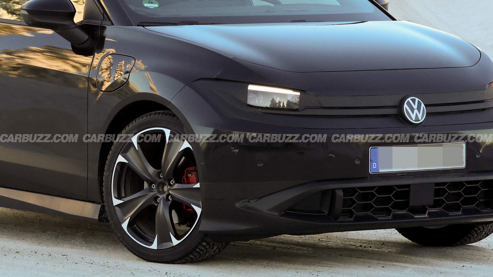 New VW Polo GTI Prototype Spied Almost Completely Uncovered In Winter Testing