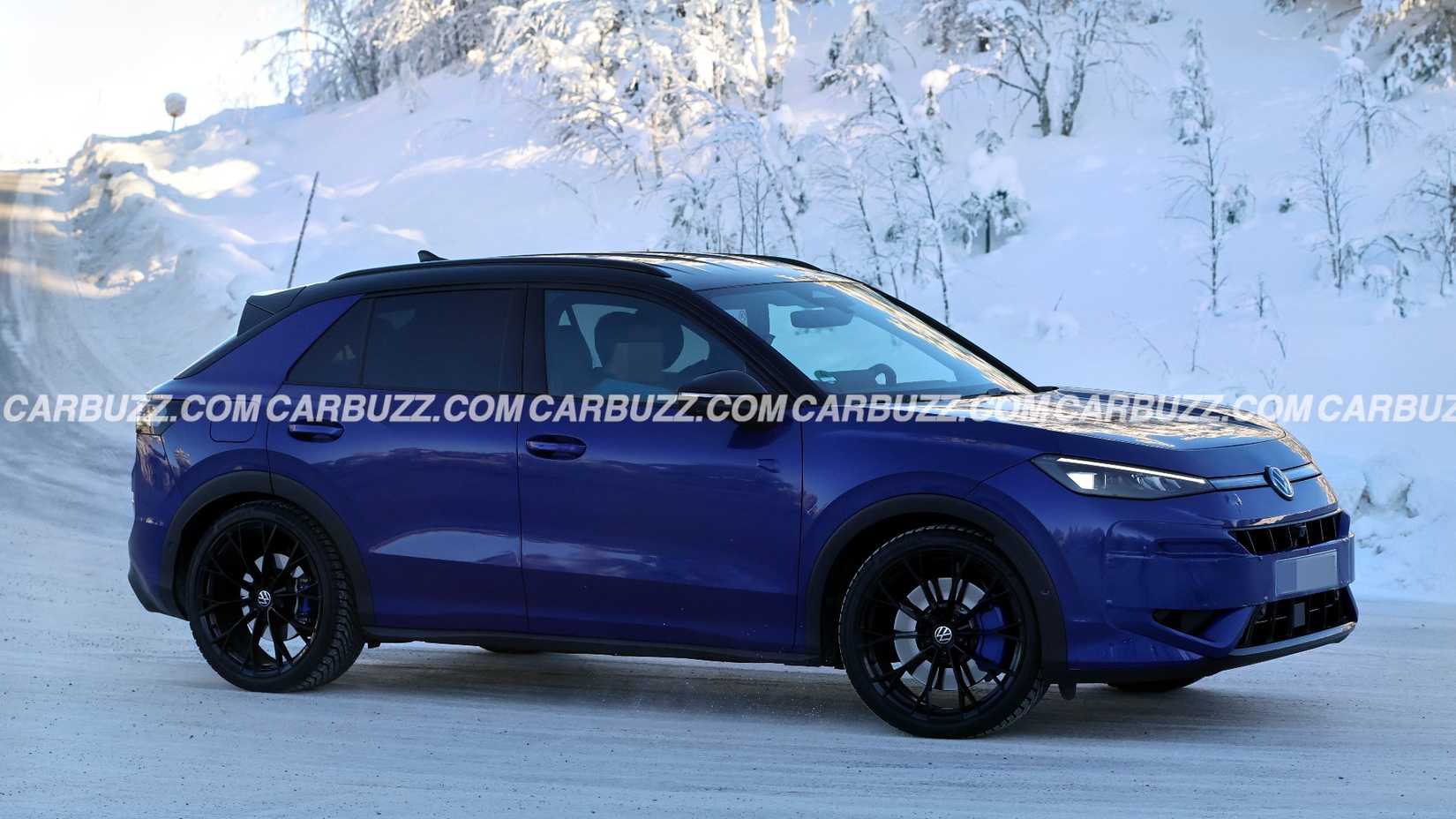 Spied: Volkswagen's Hot T-Roc R Looks Ready To Rock In Lapiz Blue
