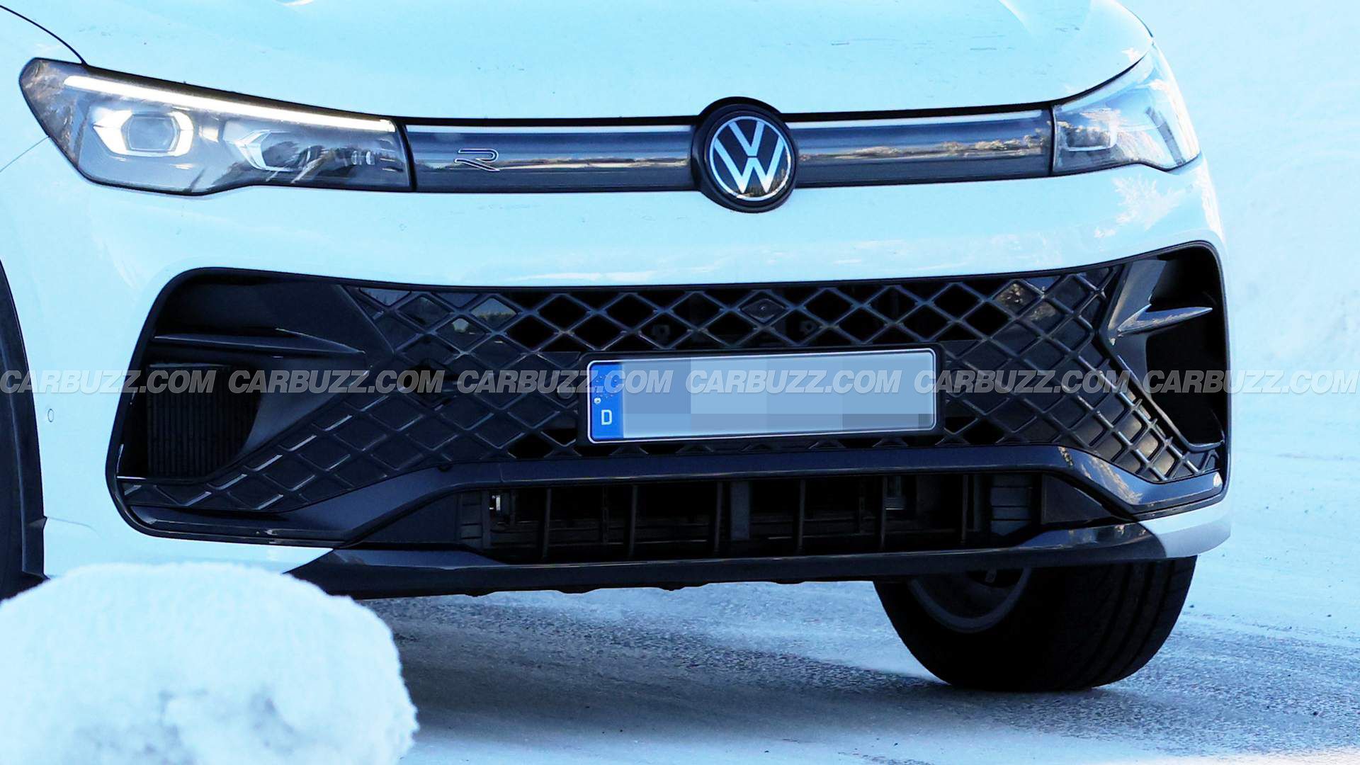 Volkswagen's New Tiguan R Spied For The First Time, And It's Not Hiding Much
