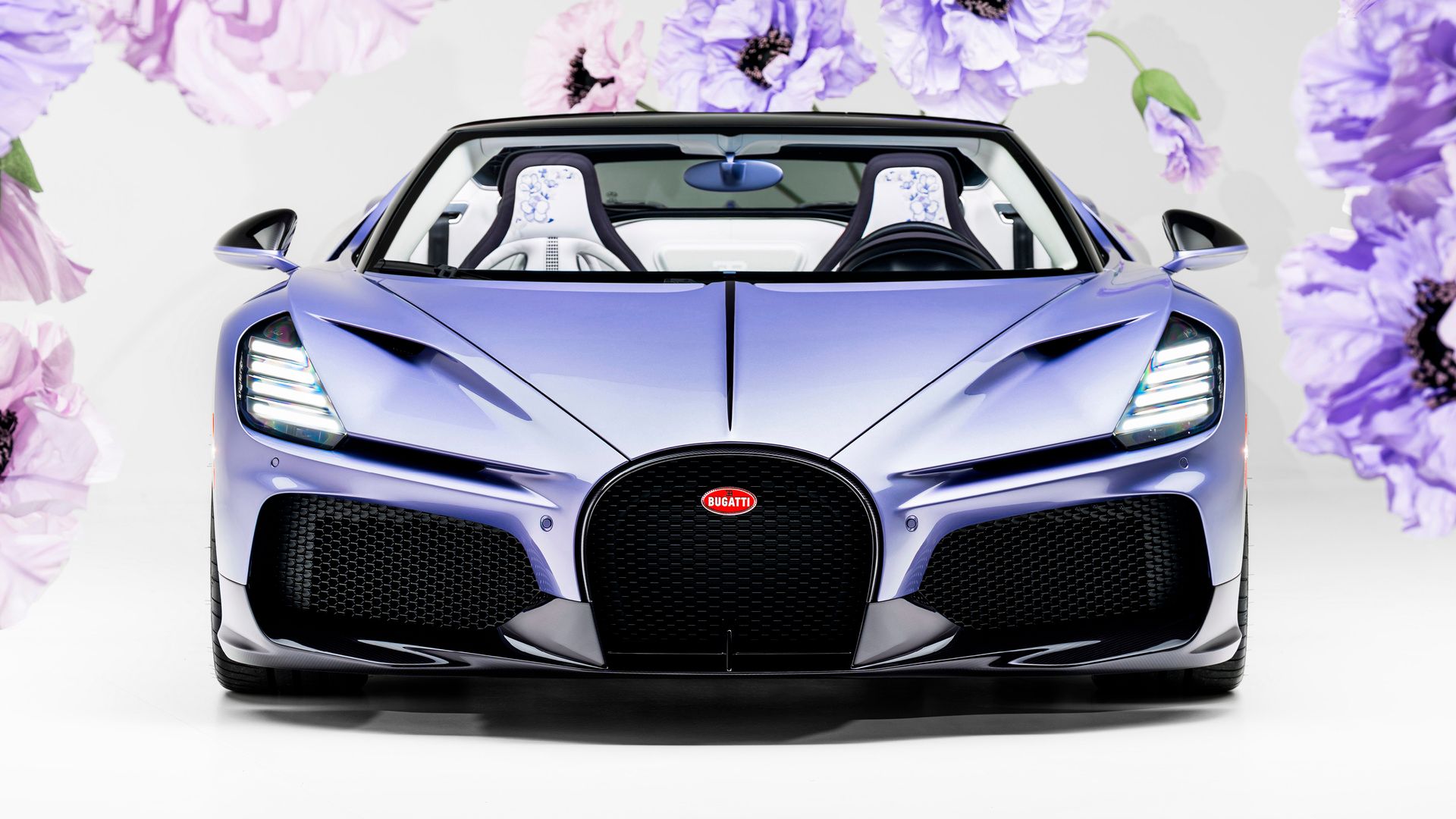 This Floral-Themed Bugatti W16 Mistral Is Gorgeous