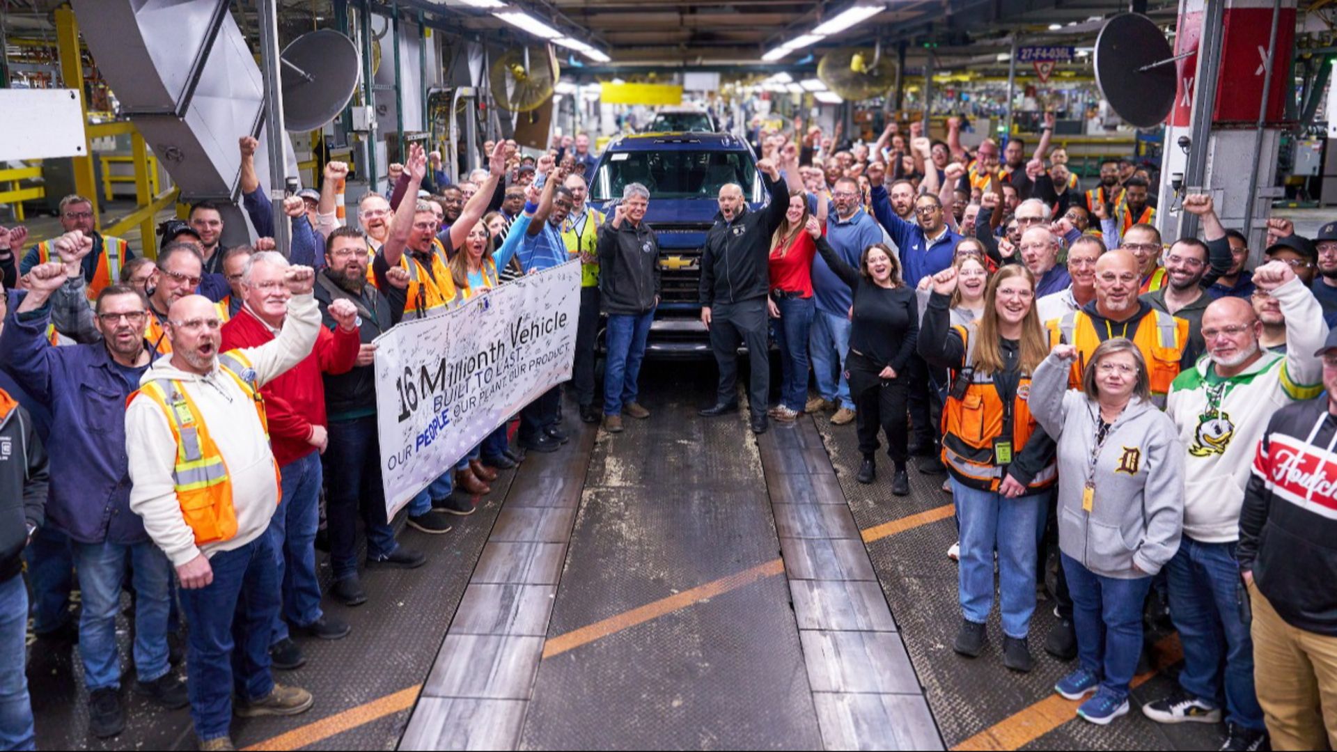 Historic GM Plant Builds 16 Millionth Vehicle, Sells It To Million-Mile Silverado Owner