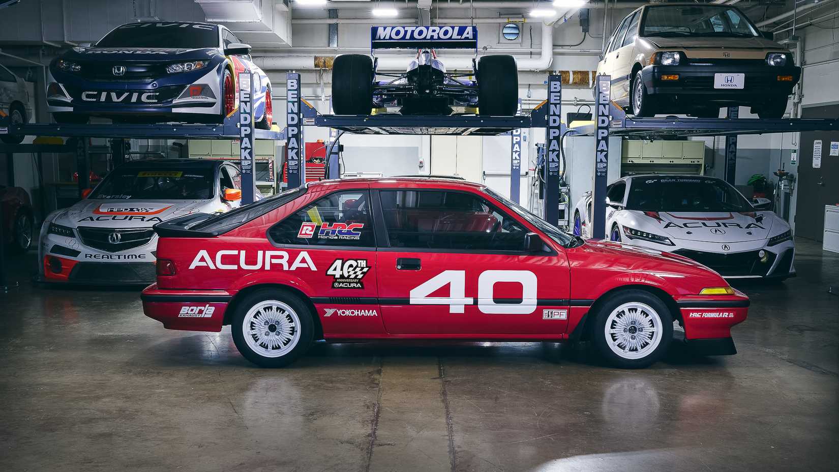 Acura Celebrates 40 Years In US With A Retrotastic Integra Tribute Race Car