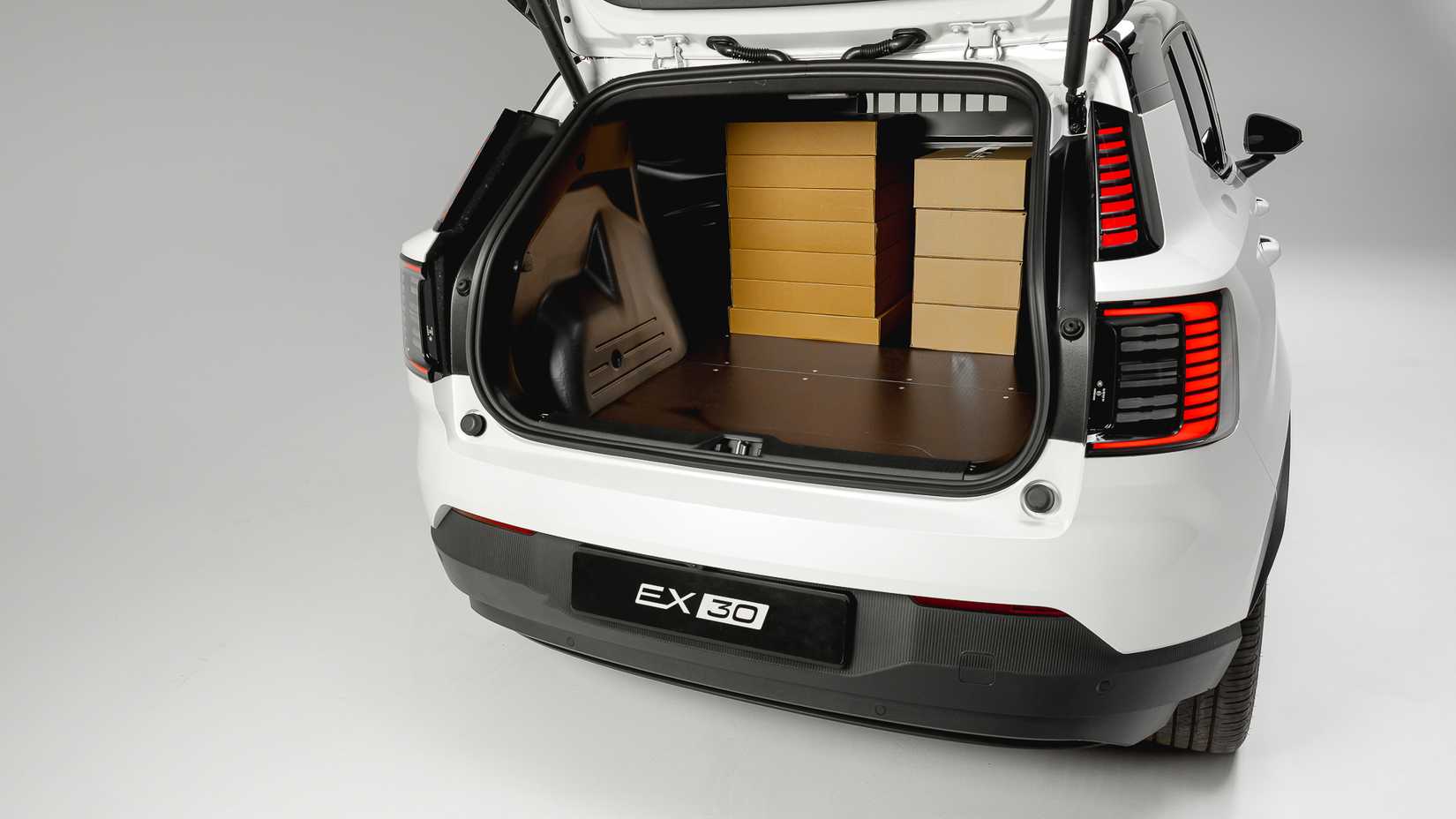 Volvo UK Reveals 423 HP Cargo Van Based On EX30 Subcompact Electric SUV