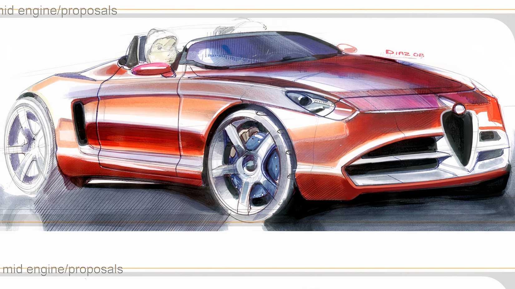 Alfa Romeo Nearly Built Its Own Porsche Boxster Rival Years Before The 4C