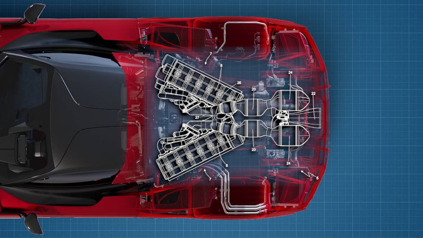 Ferrari Patents A V12 Engine Unlike Anything You've Ever Seen