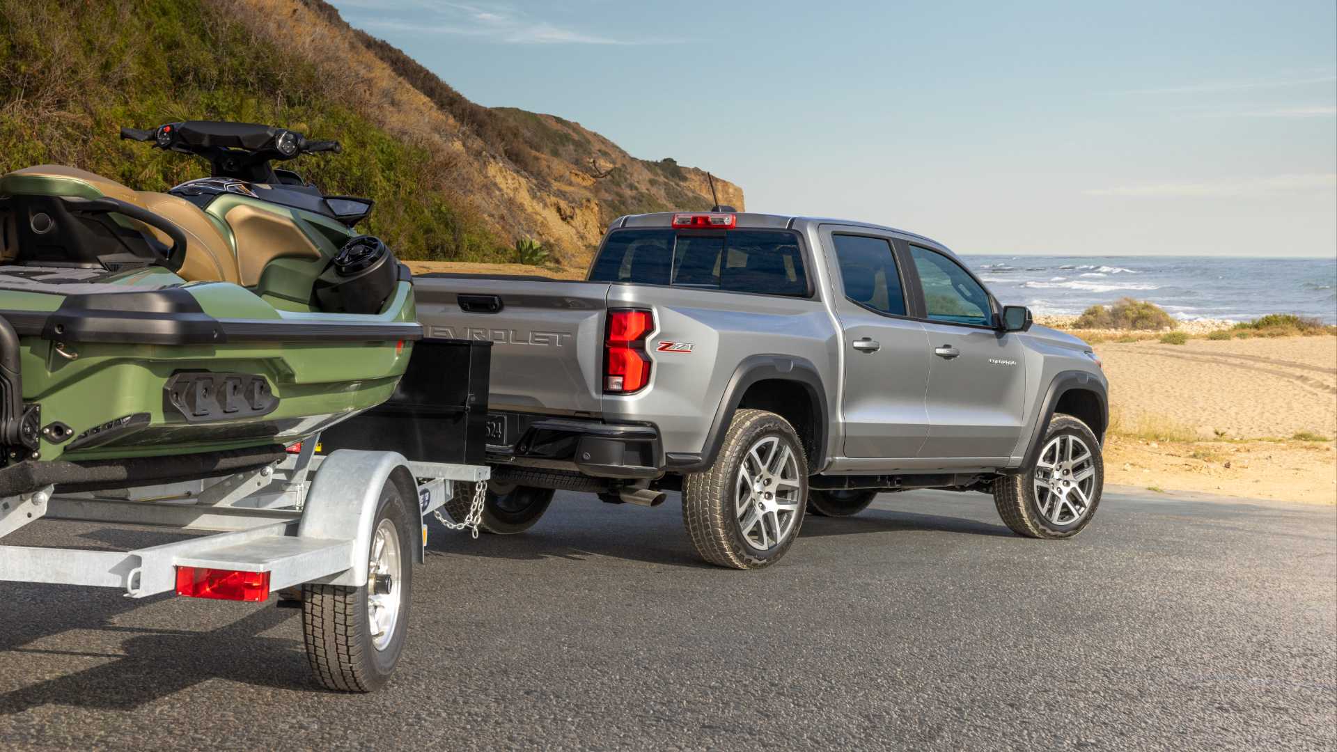Word Red Angled Chevy Will Lease You a Real Midsize Truck For Less Than Ford Charges ...
