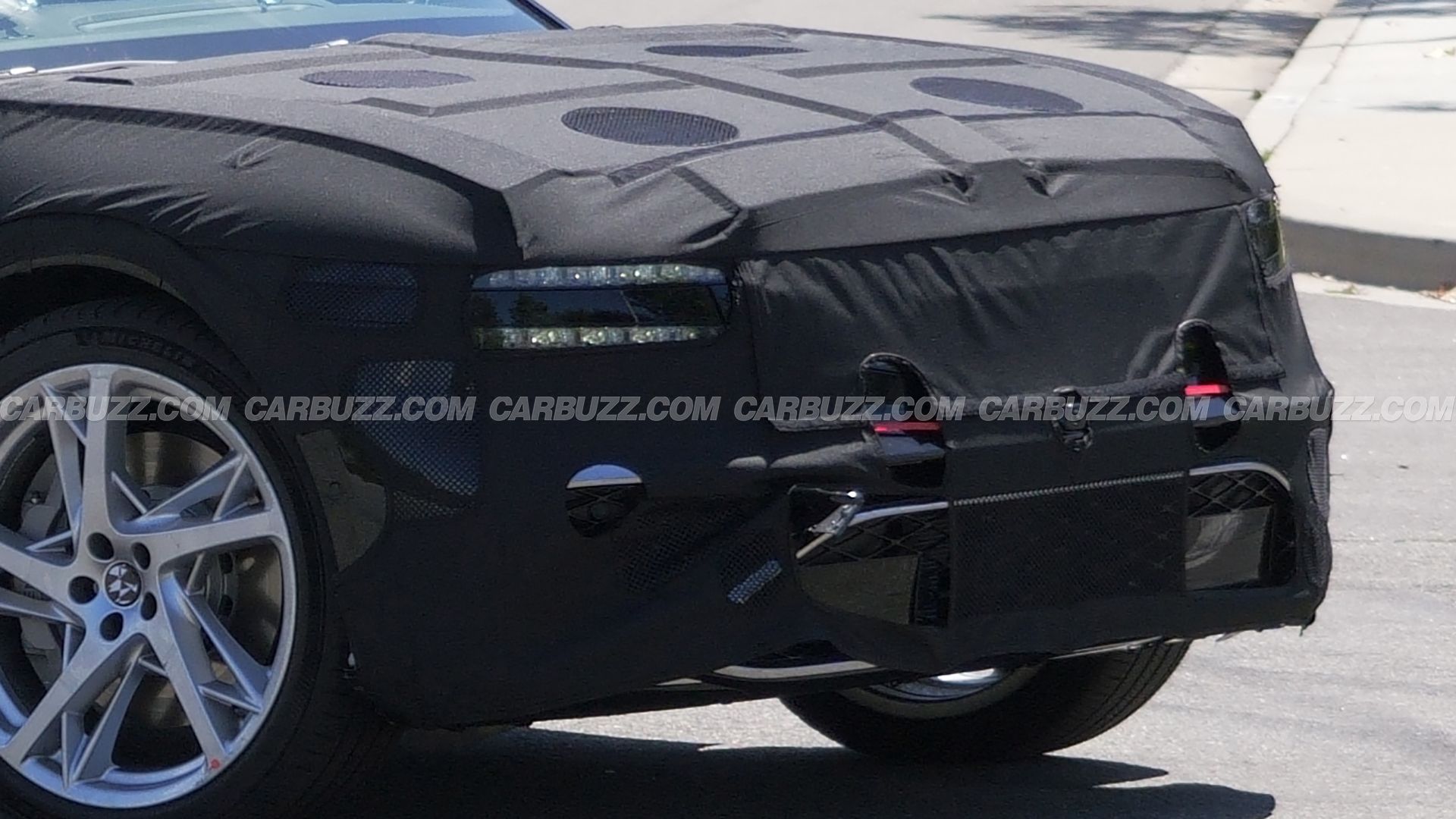 New Genesis G90 Sedan Prototype Spied Up Close, Inside And Out