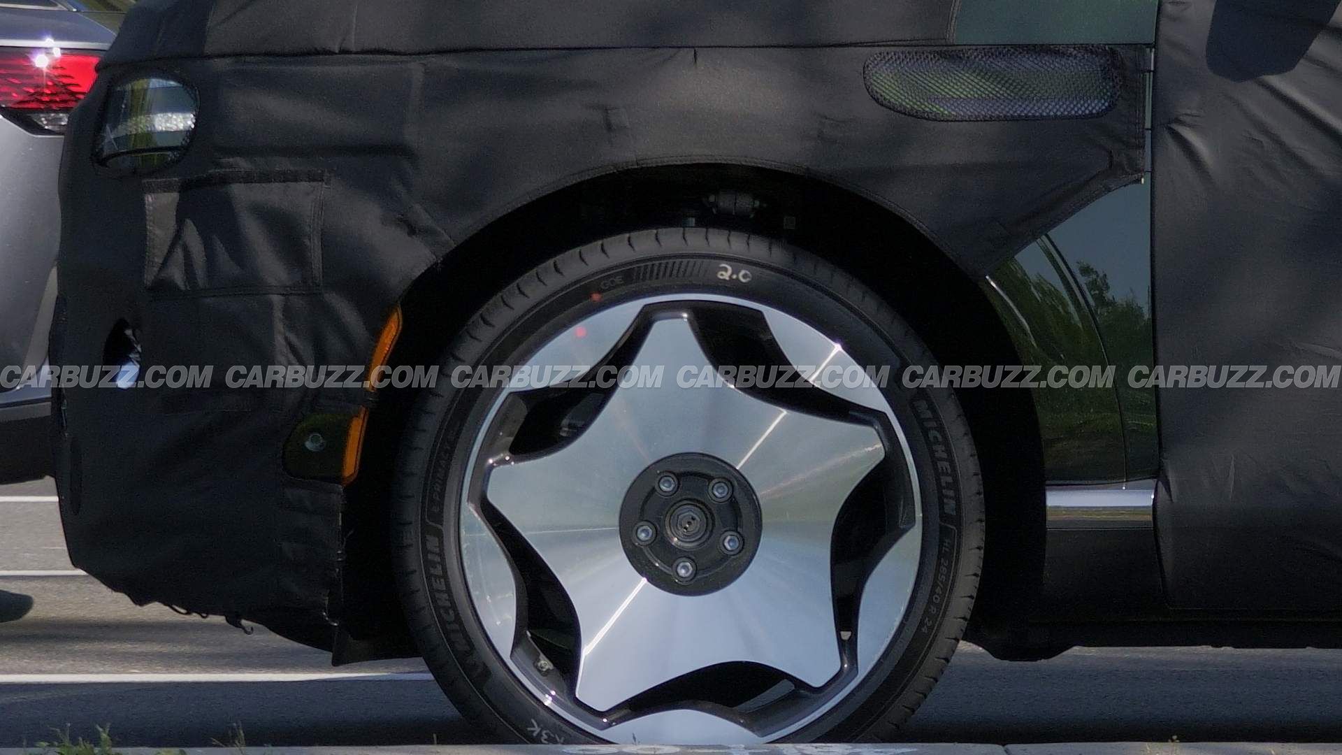 Spied: Genesis GV90 Looks Production Ready, Concept Wheels And All
