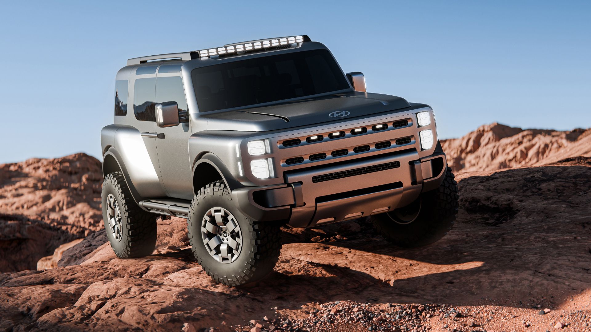 SUV Hyundai na Bronco ma uczynić off-road błądoodpornym